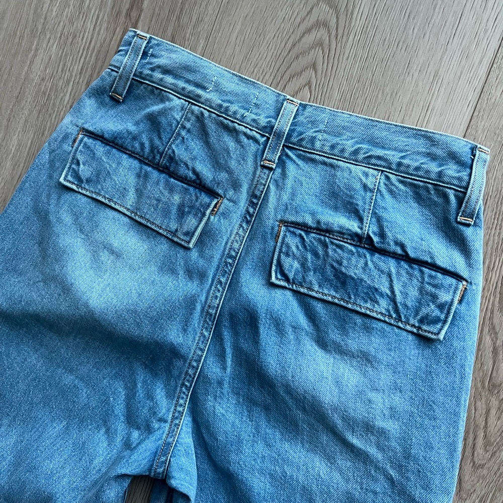 Denim Forum The '90s Millie Hi-Rise Cargo Jean Sz 23 - Picture 6 of 16